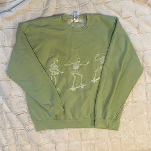 Urban Outfitters Skeleton Crewneck/Sweatshirt